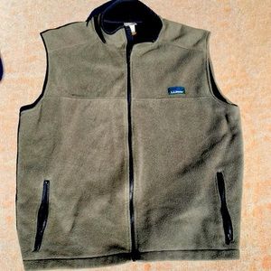 L.L Bean Fleece Vest XL